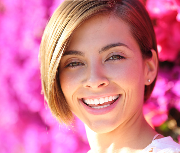 Beautiful patient of our Irvine dentists